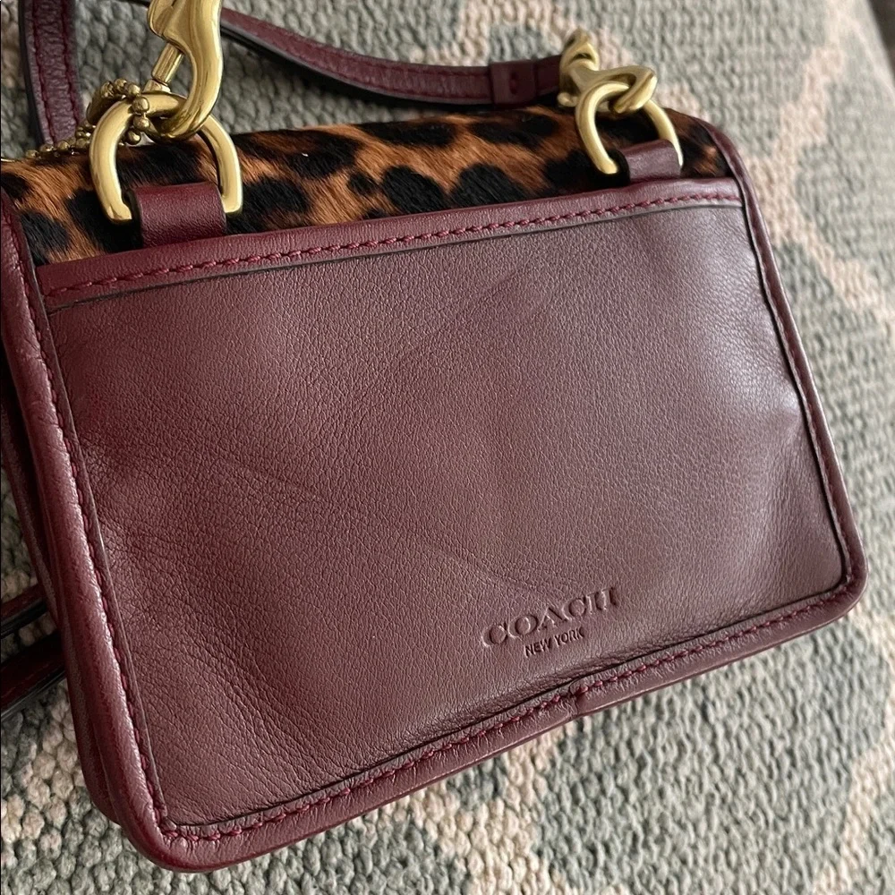 COACH Pony Hair & Leather Crossbody Bag